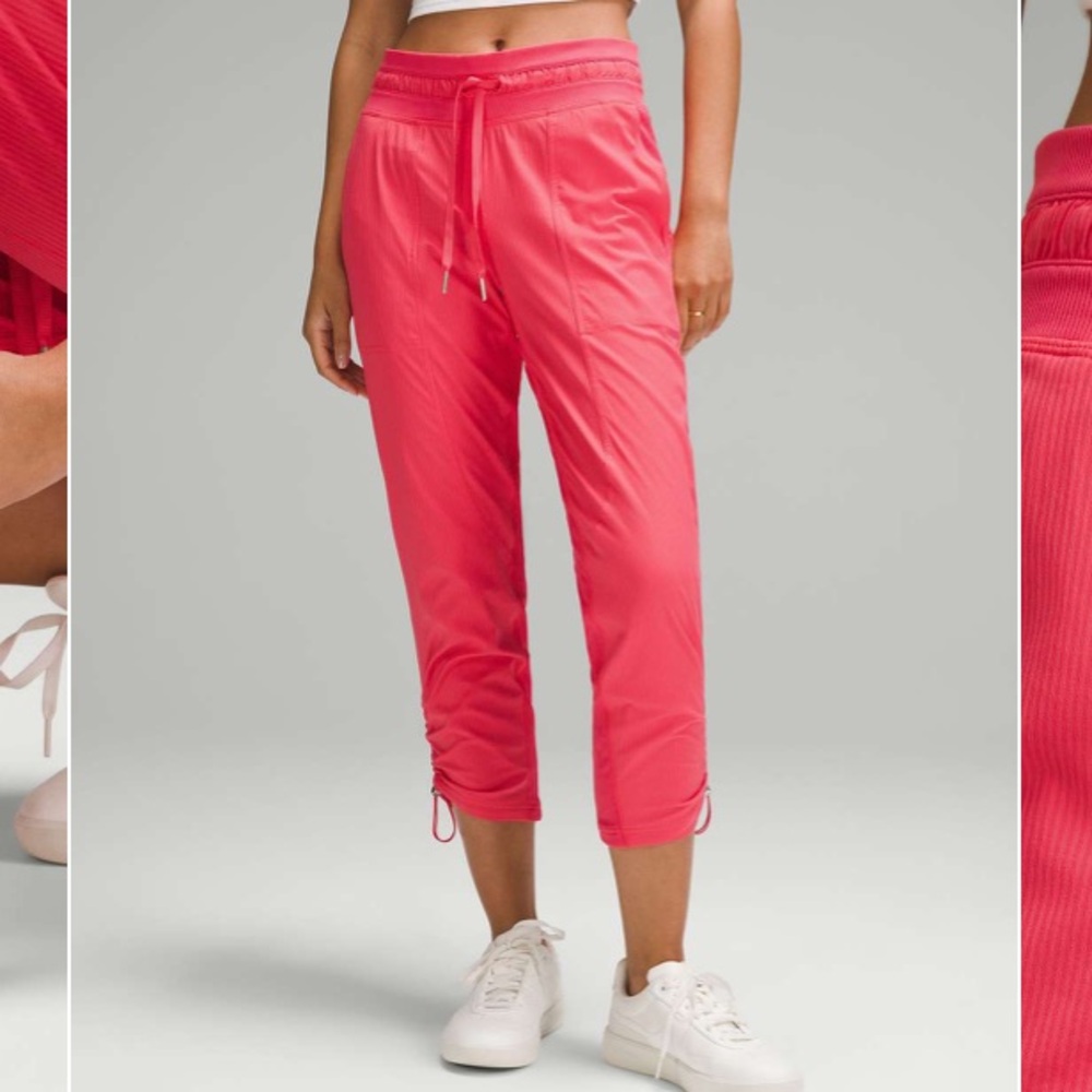 NWOT Lululemon Dance Studio Mid-Rise
Cropped joggers pants size 12 pink